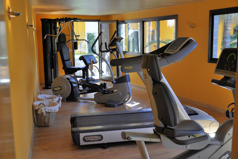 The small gym area