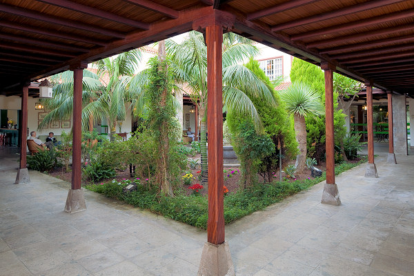 The central courtyard