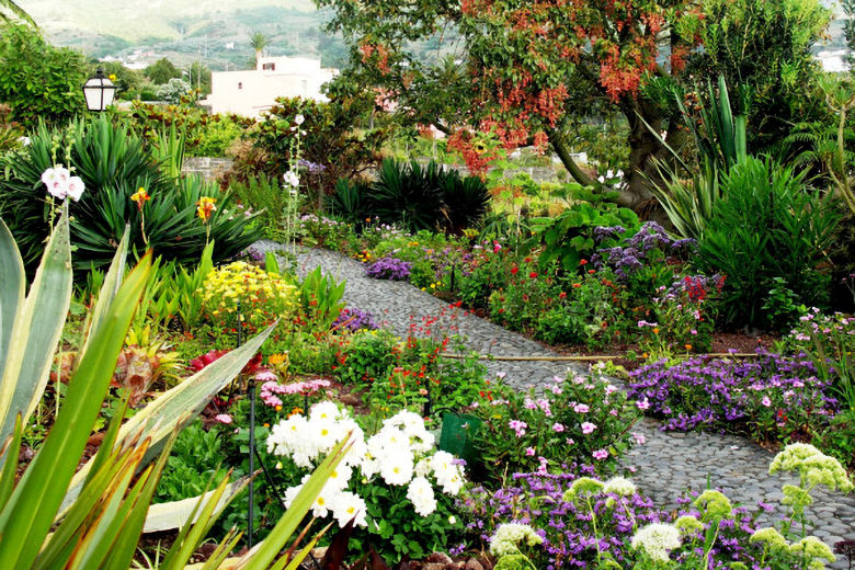 Miranda's flower-filled gardens