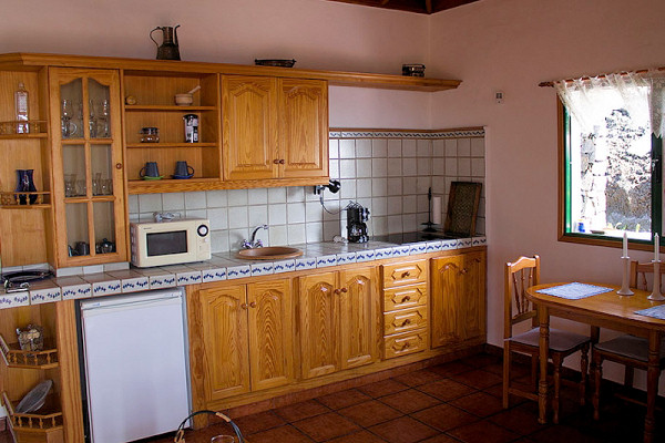 Open-plan kitchen in an apartment