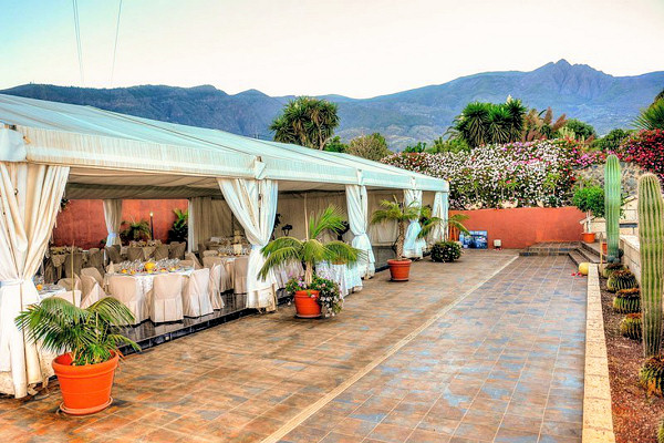 The hotel is a popular venue for local weddings